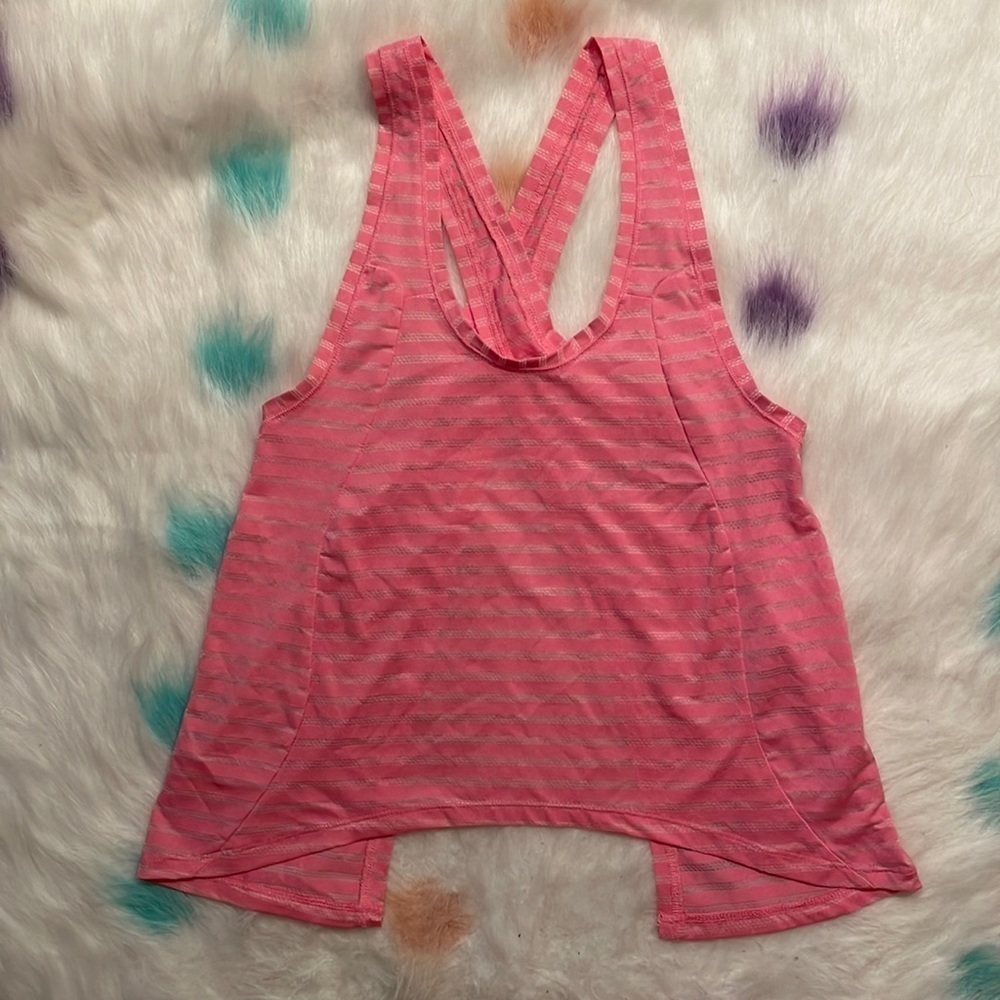 ZYIA Active Pink Lightweight Loose Fit Tank Top Size XS